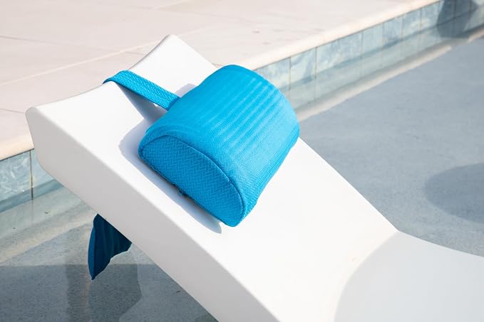 Headrest pillow for patio chaise lounge, in pool lounger on ledge - Image 7