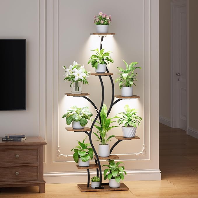 Plant Stand Indoor with Grow Lights - Image 5