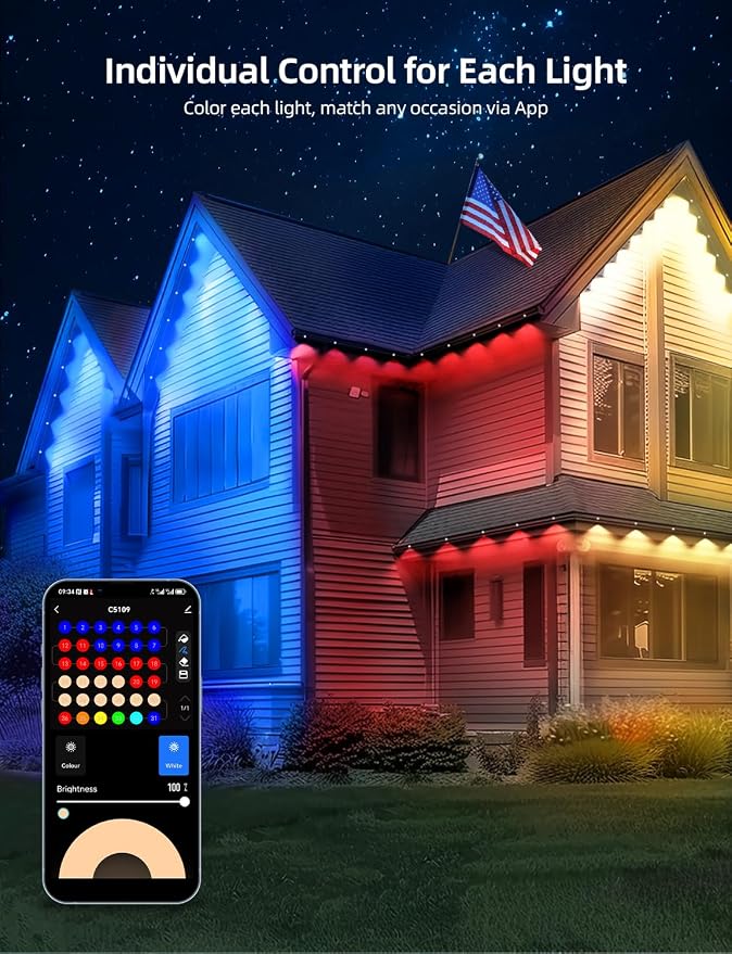 APPECK Permanent Outdoor Lights 50ft - Image 3