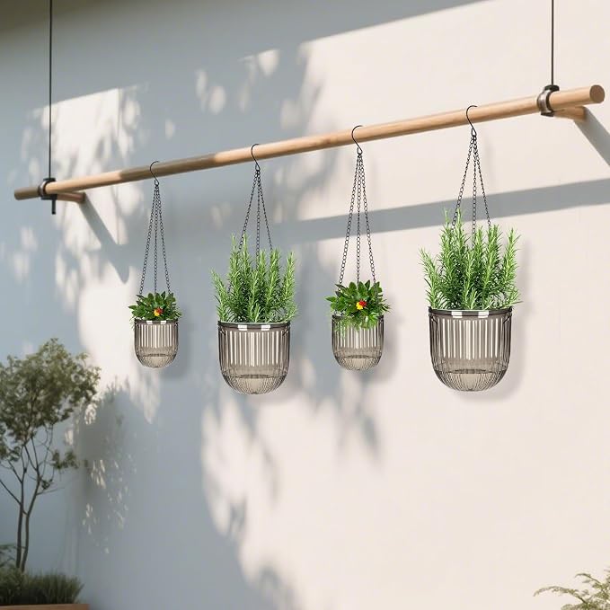 Self Watering Planters for Indoor Plants & Outdoor Plants Hanging Basket for - Image 3
