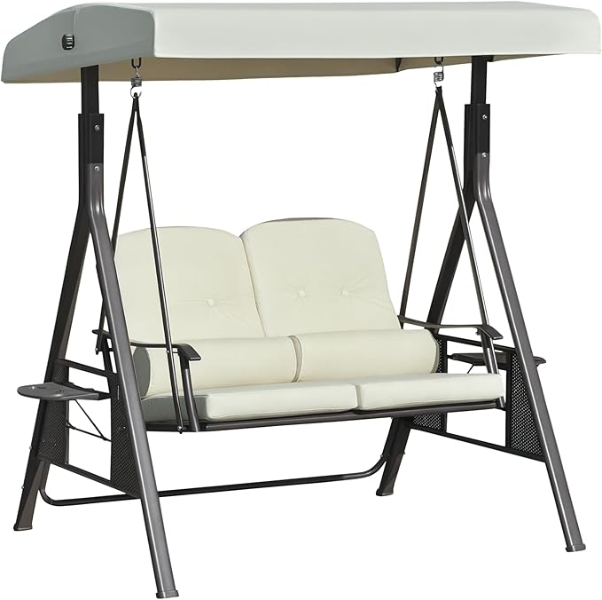 Outsunny 2-Person Patio Swing Bench by Outsunny