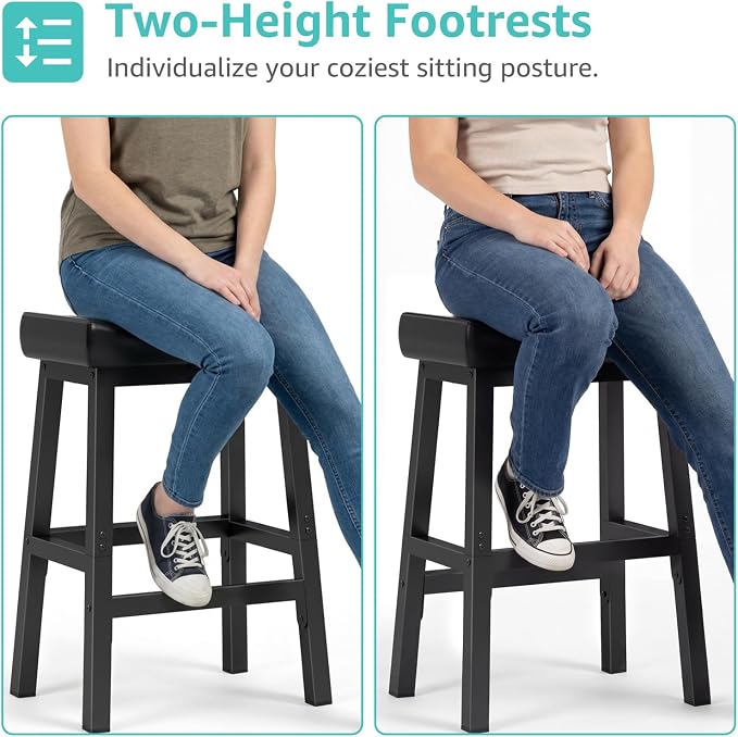 24 Inch Bar Stools for Kitchen Island, Kitchen Chairs Counter Height Stools - Image 5
