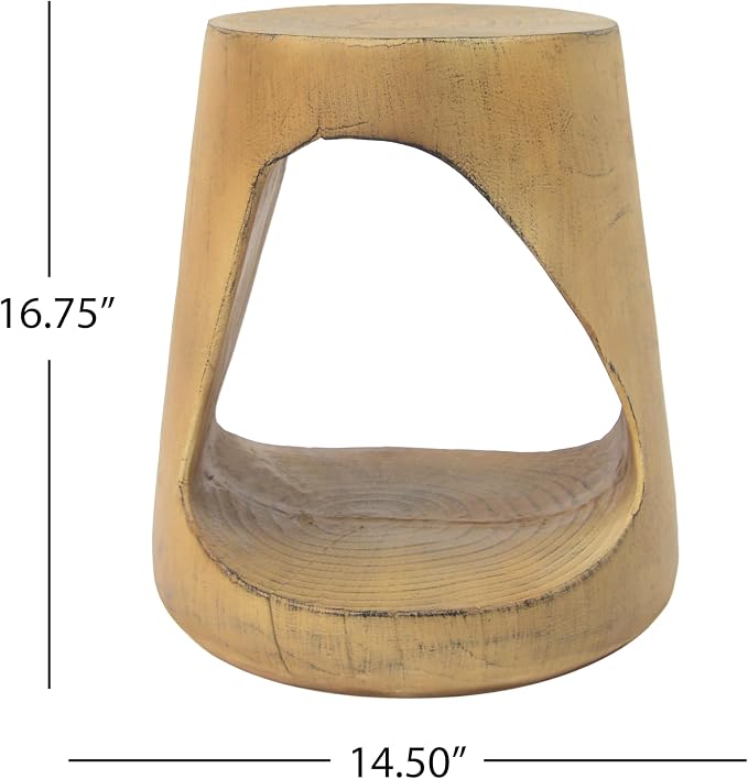 Christopher Knight Home Outdoor Side Table, Hollow Design End Table, Patio - Image 2