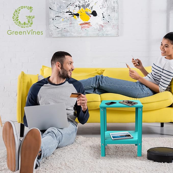 GREENVINES Outdoor Rocking Chair Set | 3-Piece | 2 Rocking Chairs - Image 8
