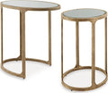 Signature Design by Ashley Irmaleigh Classic Mirrored Nesting Accent Table by SignatureDesignbyAshley