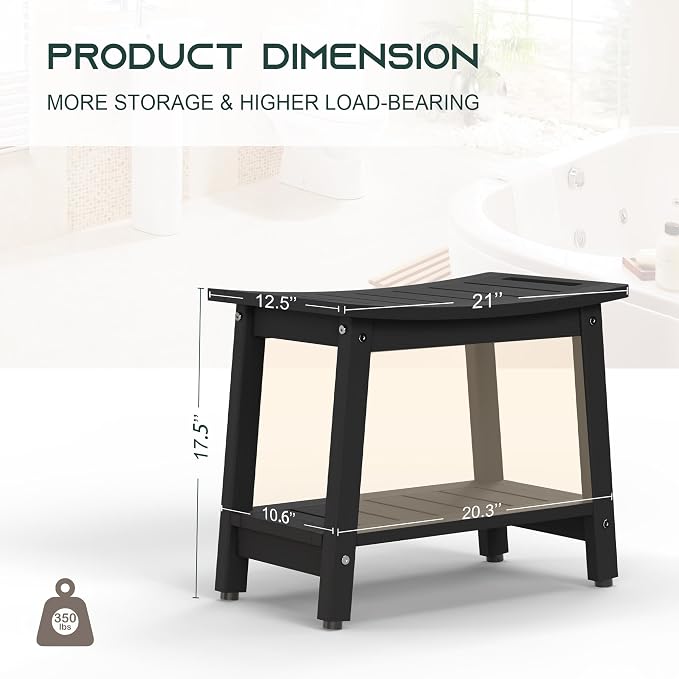 Shower Bench for Inside Shower - Image 2
