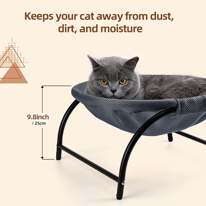 Raised Cat Hammock Bed, Standing Cat Cot - Image 3