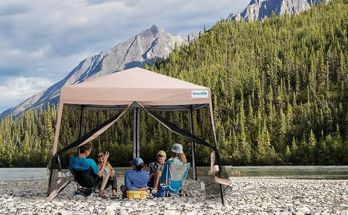 Quictent 9'x9' Pop up Screened Canopy Tent - Image 4