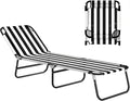 Outsunny Folding Chaise Lounge Pool Chairs, Outdoor Sun Tanning Chairs by Outsunny