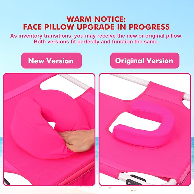 3 in 1 Women Comfort Backpack Beach Tanning Lounge Chair - Image 3