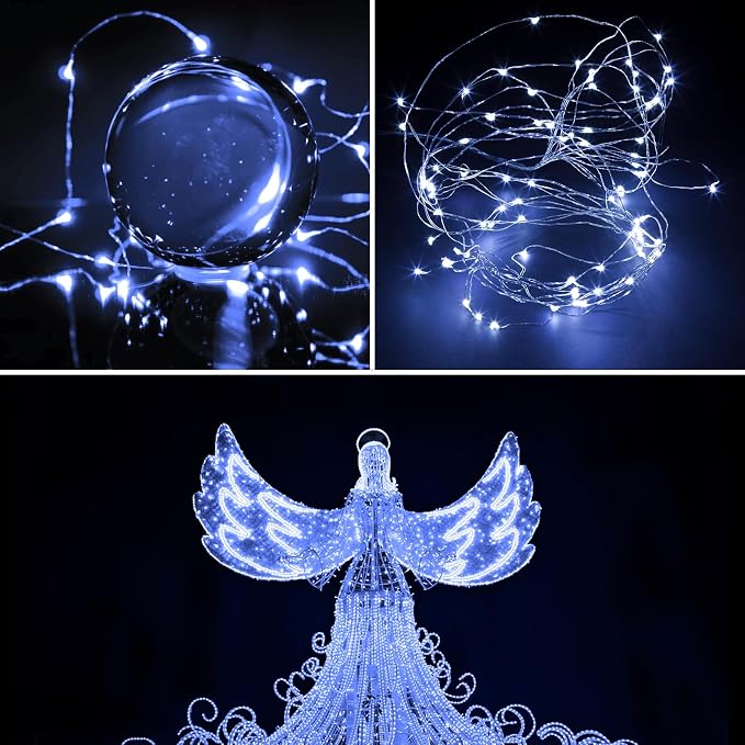 2-Pack 200 LED Solar String Lights - Image 5