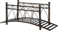 Outsunny 3.3' Metal Arch Zen Garden Bridge by Outsunny