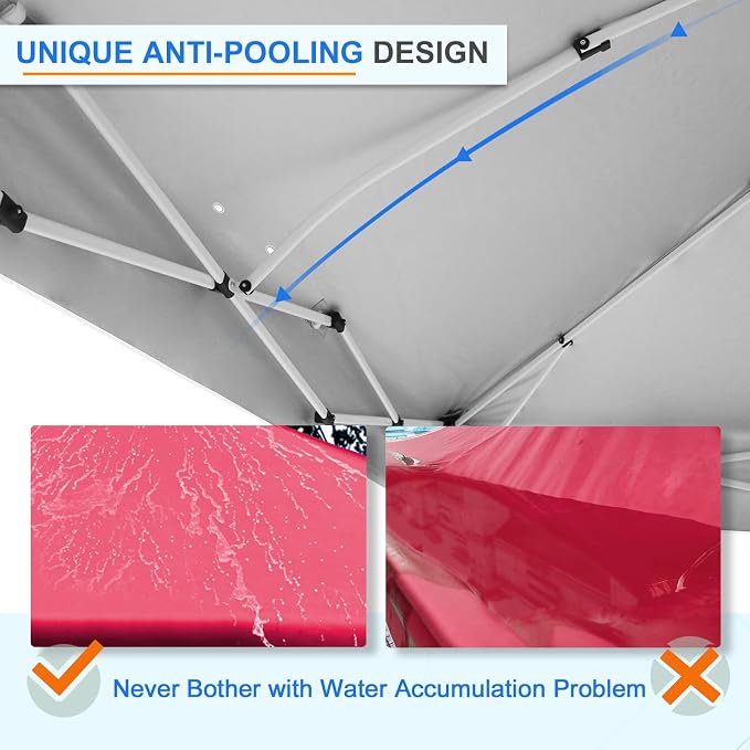 EAGLE PEAK Commercial Canopy 12x12 Pop Up Canopy Tent - Image 7