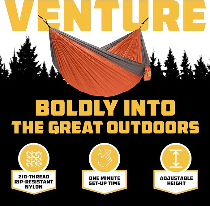 Wise Owl Outfitters Camping Hammock – 500lbs Portable Hammock - Image 3