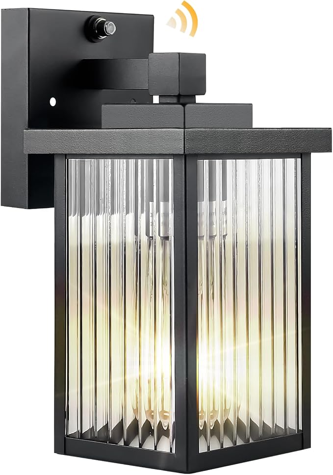 Dusk to Dawn Outdoor Lighting, Waterproof Outdoor Porch Light by hameso