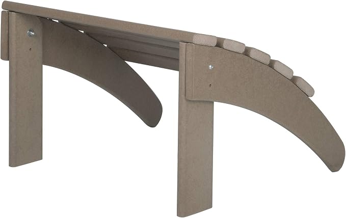 WO Home Furniture Adirondack Ottoman Outdoor Patio Footrest 13.5" Inch Folding - Image 8