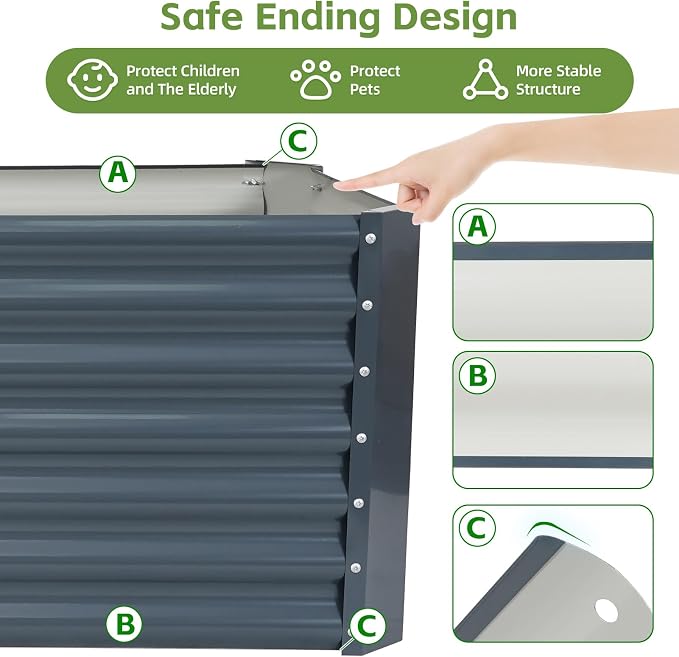 6x2x2ft Raised Garden Bed - Image 5