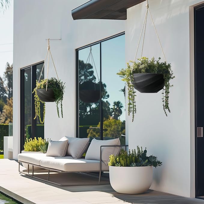 La Jolie Maison 10 Inch Hanging Planters - Image 4