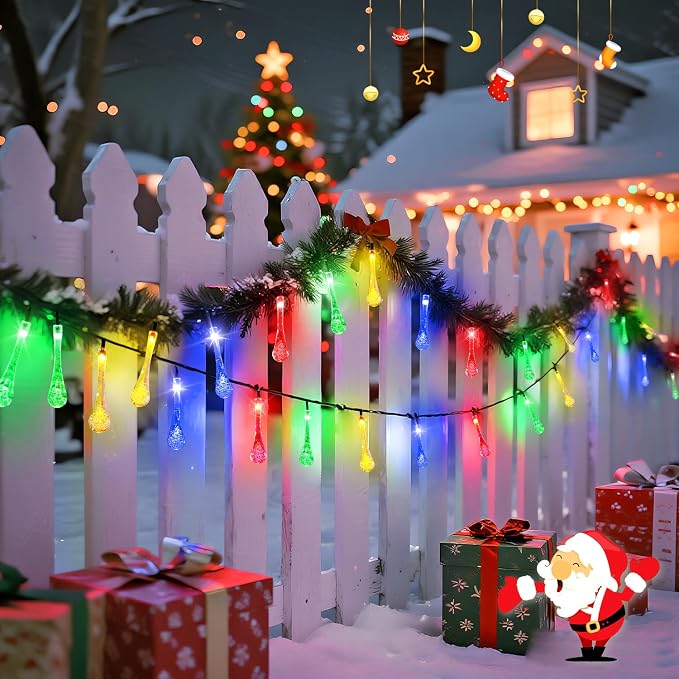 JMEXSUSS 2 Pack Solar String Lights Outdoor Waterproof, Total 41.6FT 60 LED - Image 5