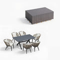 PURPLE LEAF 7 Pieces Patio Dining Set by PURPLELEAF