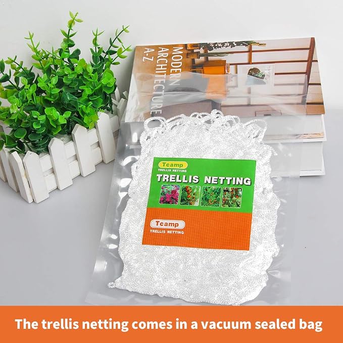 Tcamp Heavy-Duty Polyester Plant Trellis Netting 5 x 15ft - Image 6