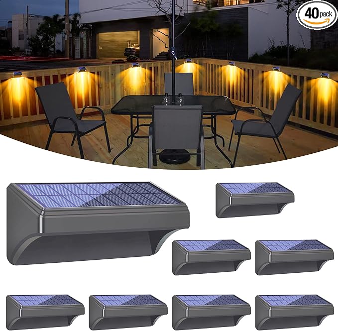Bridika Solar Fence Lights by Bridika