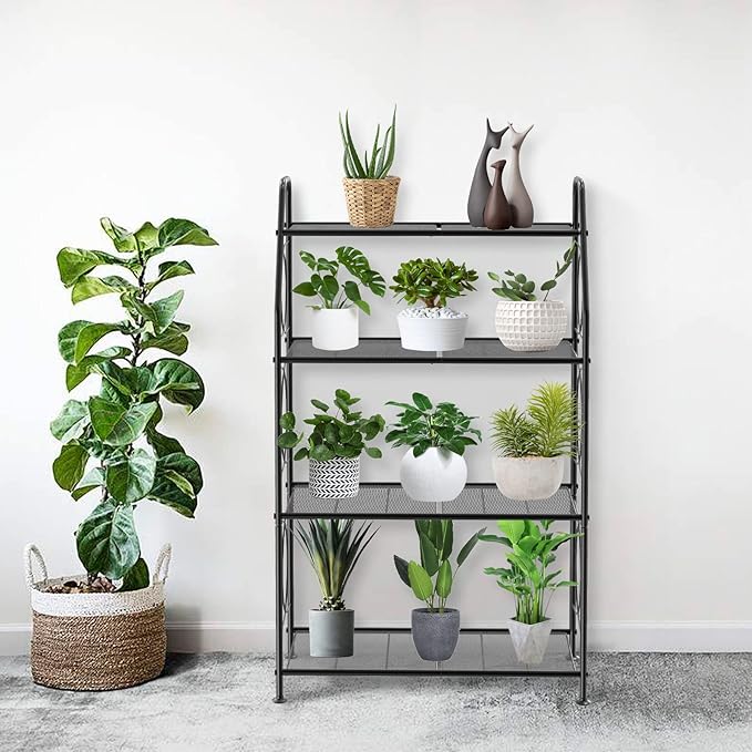 Plant Stand, 4 Tier Plant Shelf - Image 2