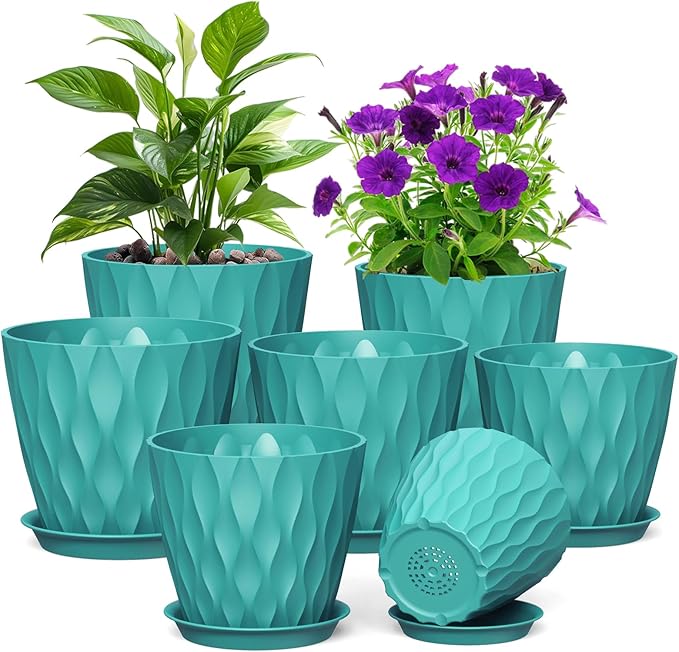 7/6.5/6/5.5/5/4.5/4 inch Plant Pots by Meowell