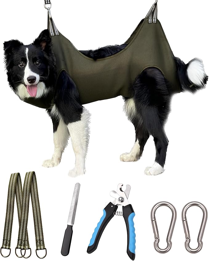 10 in 1 Dog Pet Grooming Hammock Harness by Kkiimatt