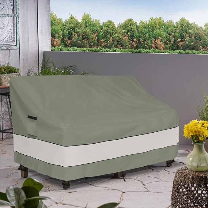 Outdoor Sofa Cover, Patio Loveseat Cover, 3-Seater Bench Cover, Waterproof - Image 8
