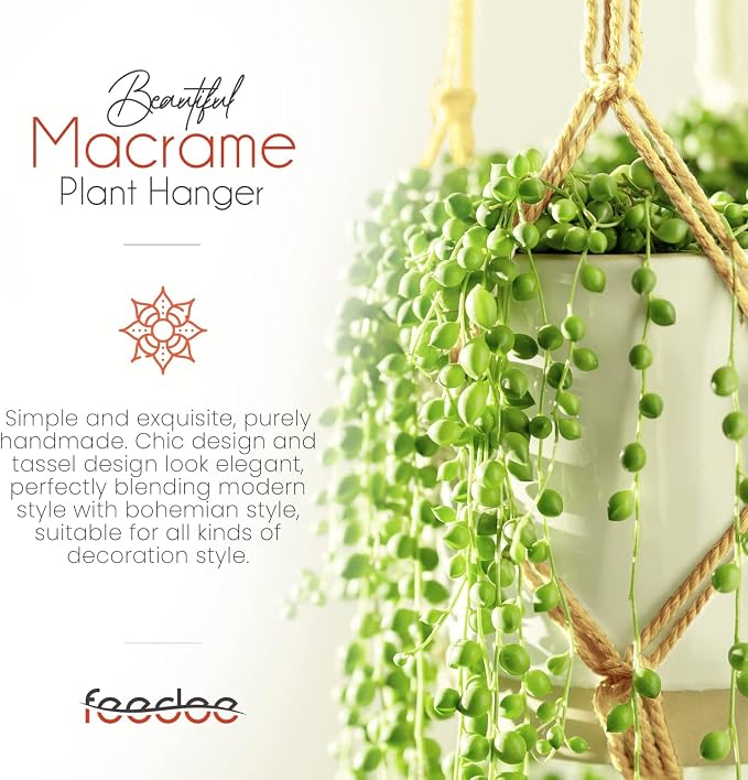 feedee Macrame Plant Hangers - Image 4