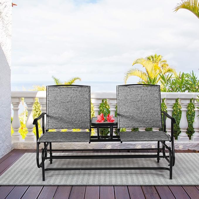 Giantex Patio Bench Glider Chair - Image 2