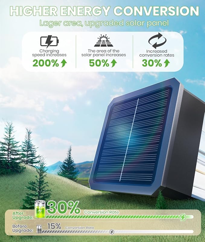 Bright Solar Pathway Lights Outdoor Waterproof IP65, 8 Pack Auto On/Off Solar - Image 3