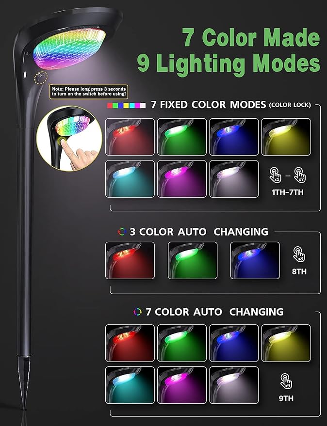 Color Solar Pathway Lights - Image 4