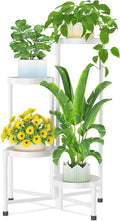 iDavosic.ly Plant Stand Indoor Outdoor, 4 Tier Corner Metal Flower Display by iDavosicly