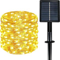 Solar String Lights Outdoor Waterproof 33ft 100LED 8 Modes Twinkle Lights Solar by Yaafen