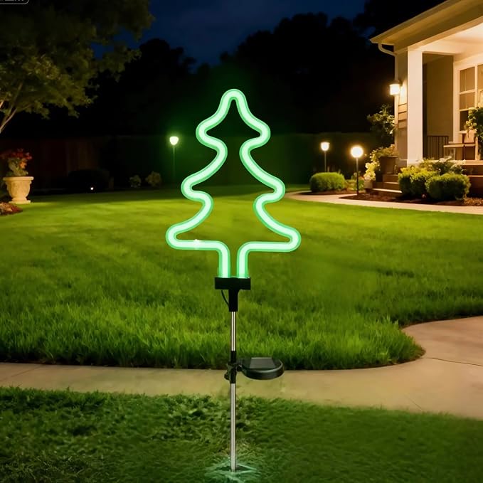 Solar Garden Stake Lights, Waterproof Landscape Light, Solar Landscape Path - Image 4