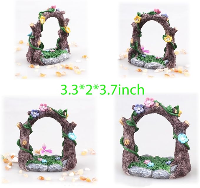 Kai Dream Miniature Fairy Garden Accessories Set, 4 Piece Resin Decorative - Image 5