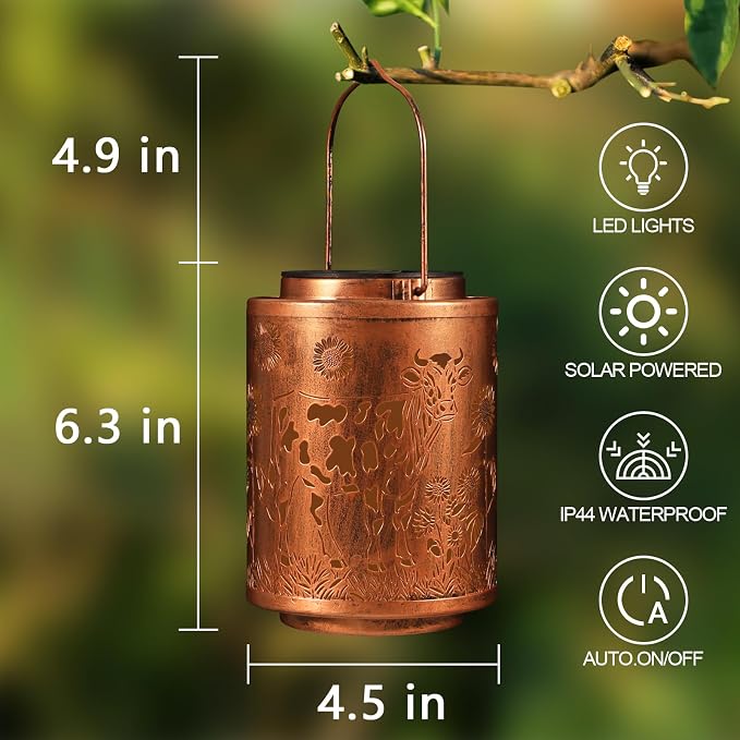 Solar Lanterns Garden Decor Birthday Gifts - Image 3