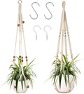 Augshy Macrame Plant Hanger, 2 Packs Plant Hangers, Hanging Planter by Augshy