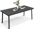 70 Inch Outdoor Patio Dining Table by VredHom