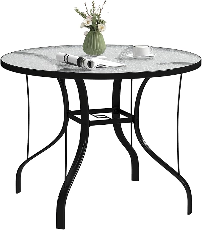 Outsunny 38" Round Patio Table by Outsunny
