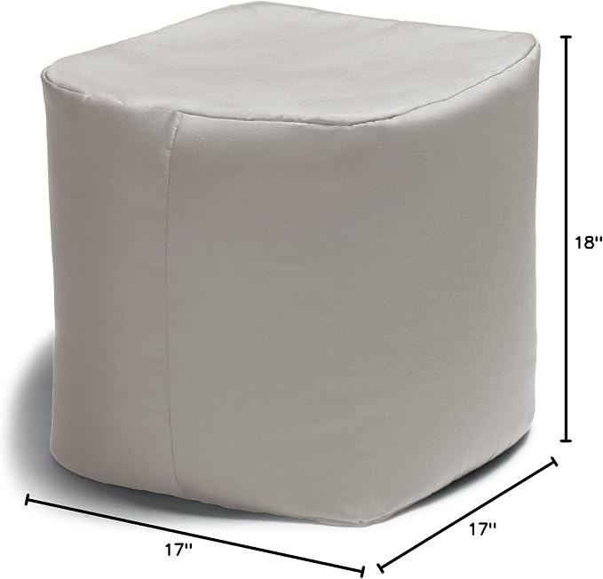 Jaxx Luckie Outdoor Patio Bean Bag Ottoman - Image 3