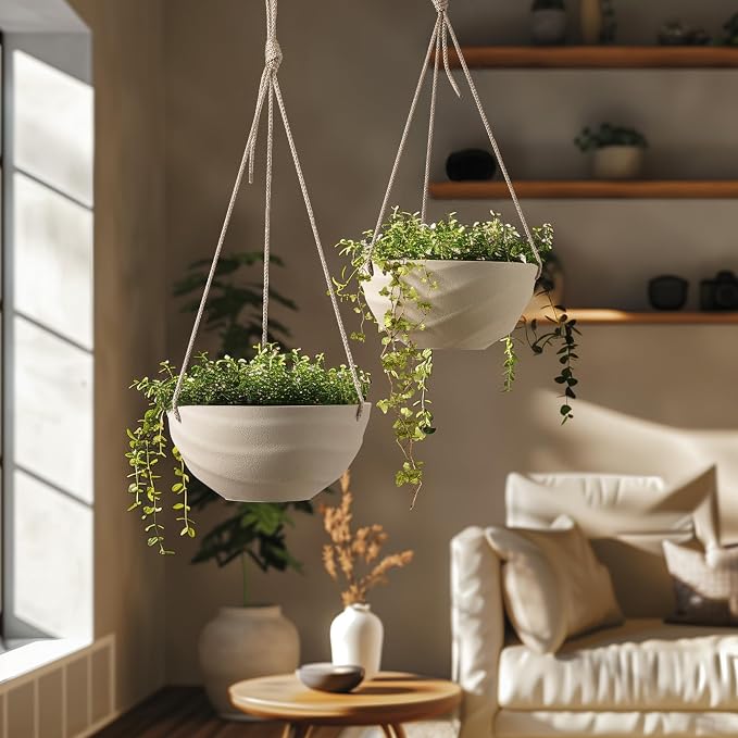 La Jolie Maison 10 Inch Hanging Planters - Image 6