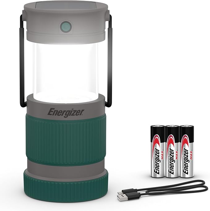 Energizer S-500 Hybrid Power Camping Lantern, Rechargeable, or AA Battery by Energizer