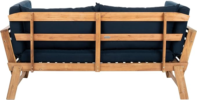 Safavieh PAT6745A Outdoor Collection Tandra Grey Modern Contemporary Daybed Day - Image 5