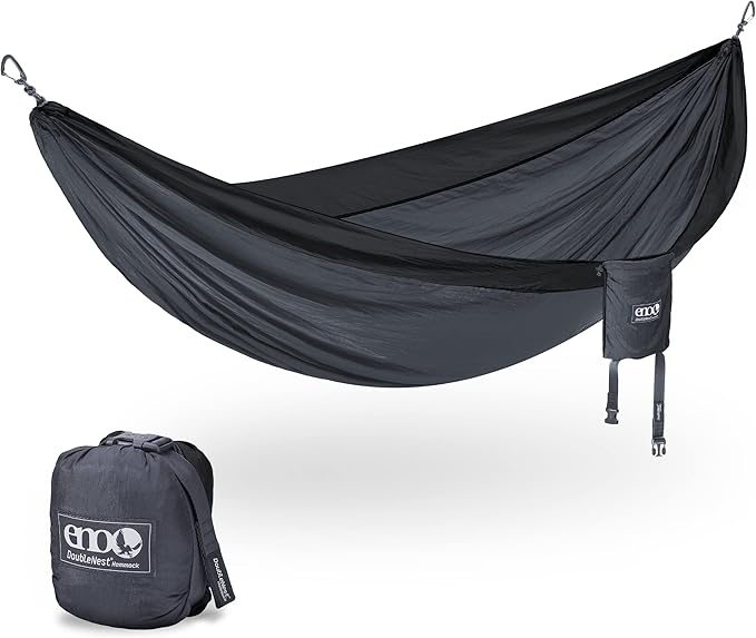 ENO, Eagles Nest Outfitters DoubleNest Lightweight Camping Hammock, 1 to 2 by EaglesNestOutfitters