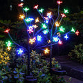Solar Garden Lights Garden Decor, Solar Flowers Outdoor Decorative, Pathway by IUEECEN