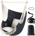 Chihee Hammock Chair Hanging Swing Max 500 Lbs 2 Cushions Included Steel by Chihee