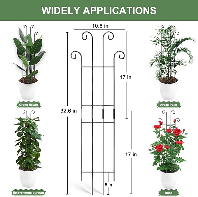 Coomin 32.6in Monstera Plant Support Stakes - Image 2
